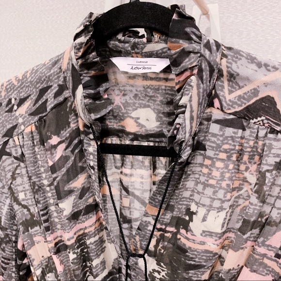 & Other Stories Southern print flowy dress - Picture 3 of 5